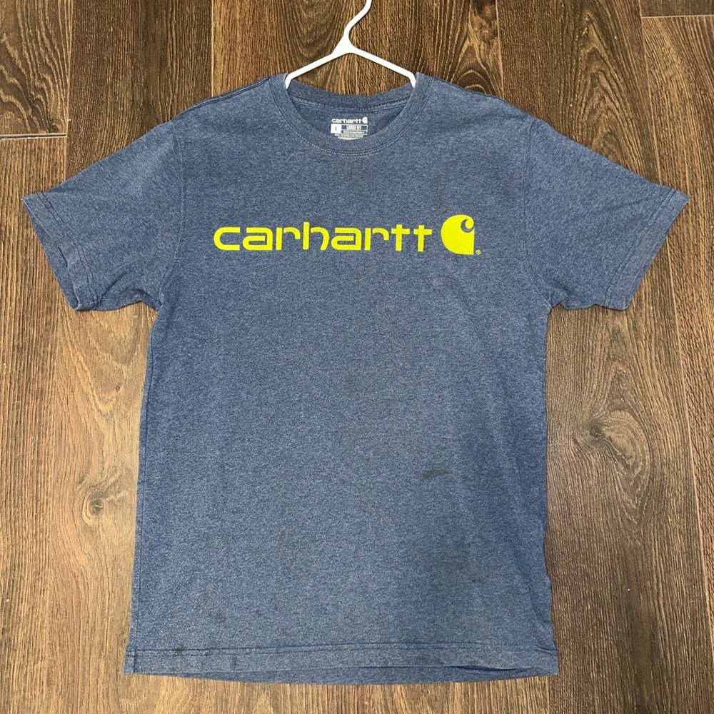 Carhartt Graphic Logo T-Shirt – Blue Heather